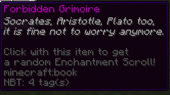 Forbidden Grimoire example
